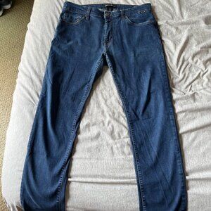 Mens dark blue jeans (36 x 32)